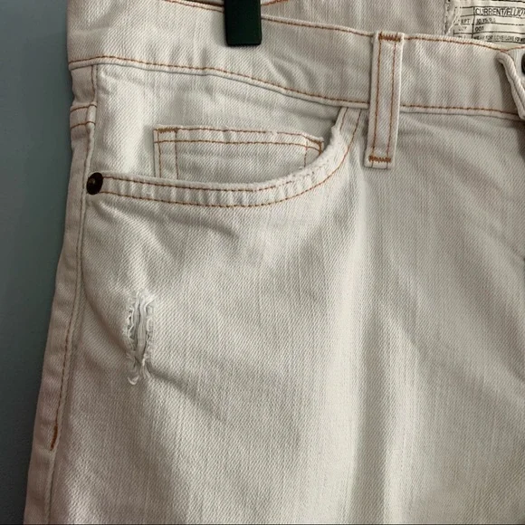Current/Elliott Stiletto Chance of Rain Harbor Destroy Distressed Jeans sz 29 - Picture 6 of 11